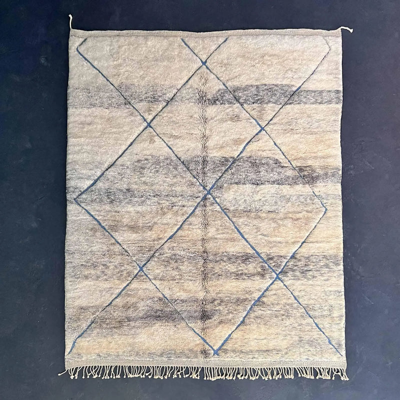The differences between Beni Ourain rugs and other types of Moroccan textiles, such as kilims or sabra silk. - azilal rug
