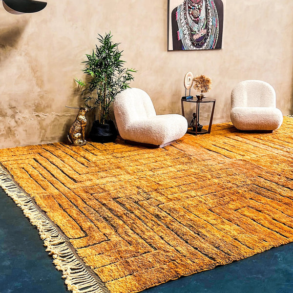 The role of Beni Ourain rugs in creating a cozy and hygge-inspired home environment - azilal rug