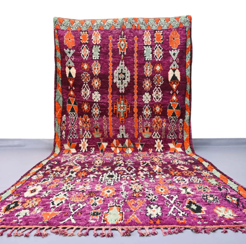 Antiquity Moroccan Vintage Bohemian Wool Rug 6.4 x 14 ft 