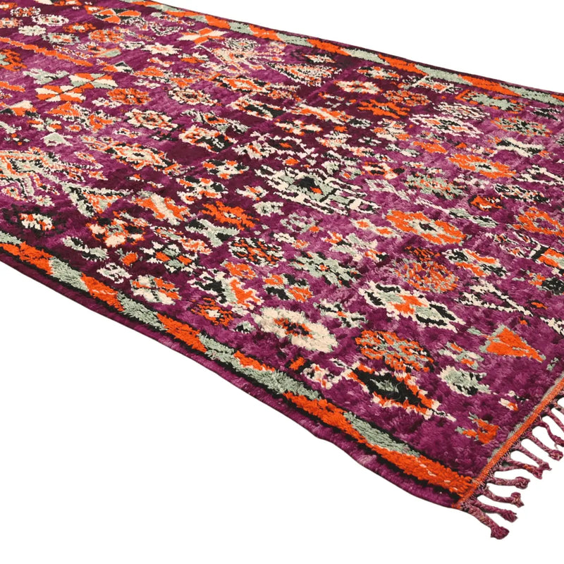 Antiquity Moroccan Vintage Bohemian Wool Rug 6.4 x 14 ft 