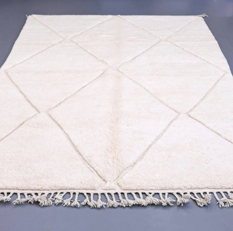 Authentic Beni Ourain Rug 6.5 x 9.8 feet / 200 x 275 cm 
