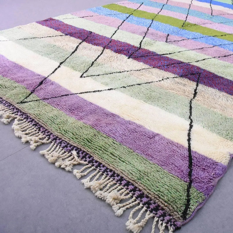 Beni Ourain Moroccan Rug 8' X 10' / 244x305 cm 