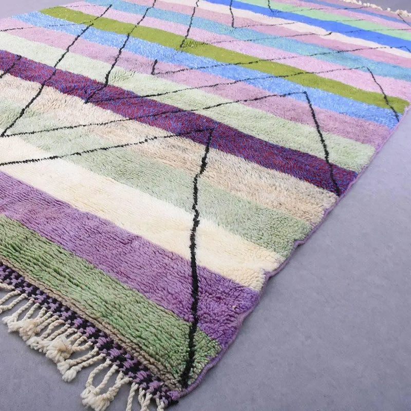 Beni Ourain Moroccan Rug 8' X 10' / 244x305 cm 