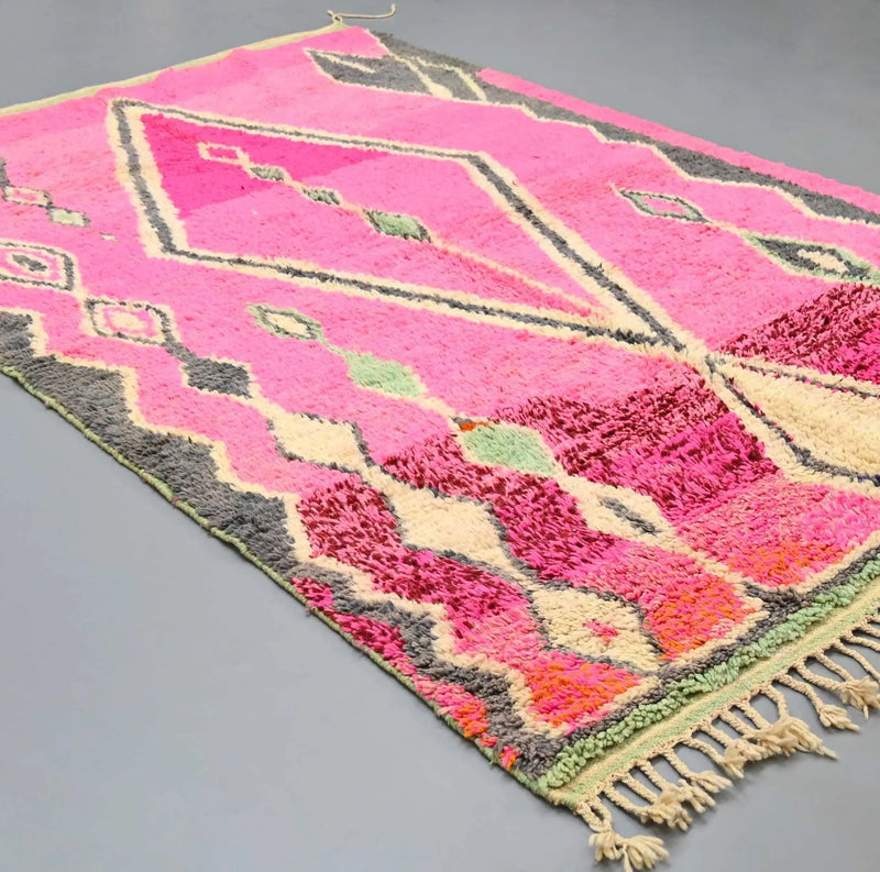 Casablanca Blush Berber Rug, Moroccan Custom made 