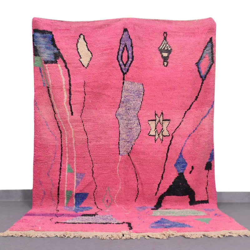 Fuchsia Berber Rug, Custom made 