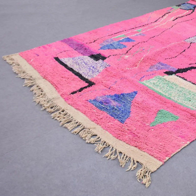 Fuchsia Berber Rug, Custom made 
