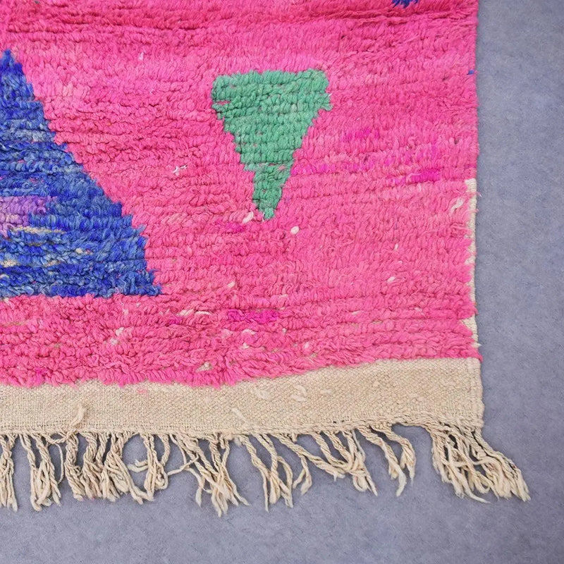 Fuchsia Berber Rug, Custom made 