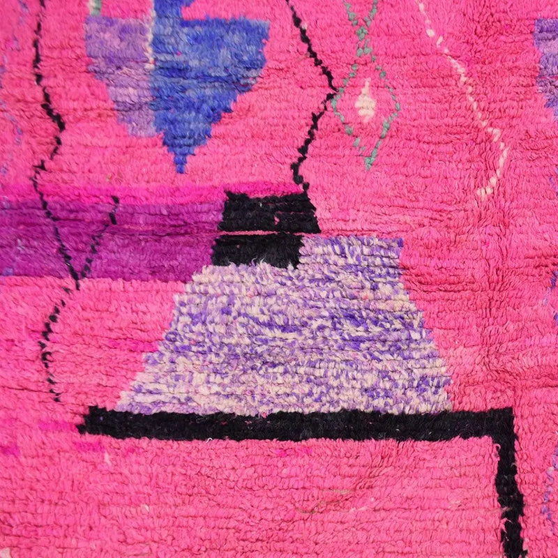 Fuchsia Berber Rug, Custom made 