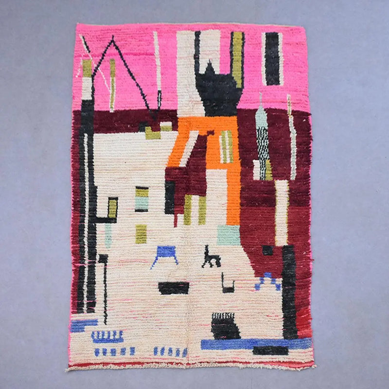 Halima Berber Rug, Custom made 