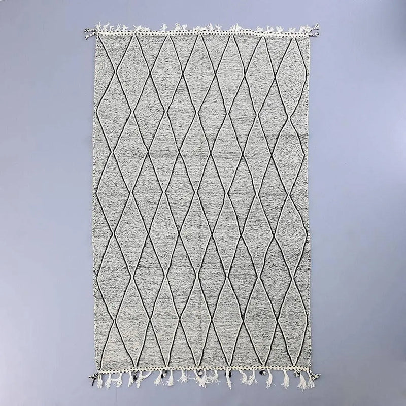 Moroccan Kilim Rug 6.4 x 10.4 ft / 195 x 317 cm 