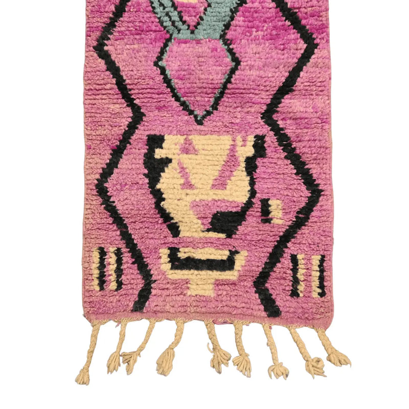 Moroccan Vintage Rug (2.2 x 10 feet) 