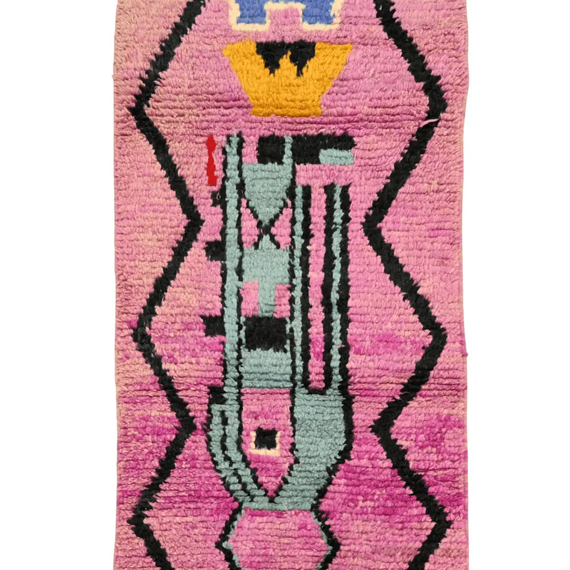Moroccan Vintage Rug (2.2 x 10 feet) 