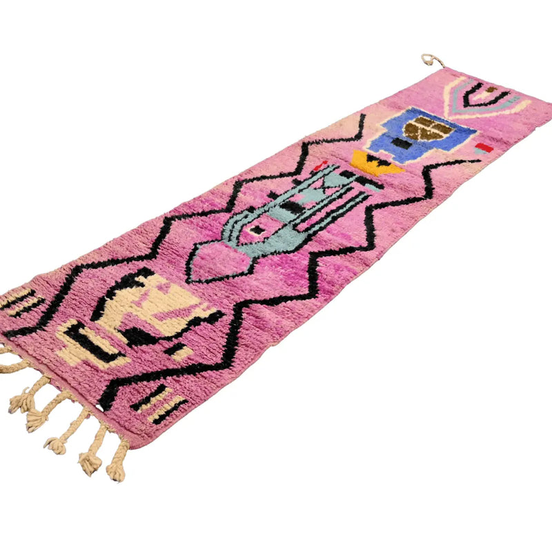 Moroccan Vintage Rug (2.2 x 10 feet) 