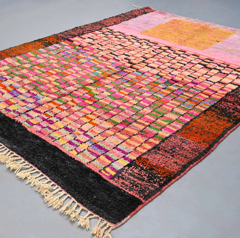 Peacock Berber Rug, Custom made 