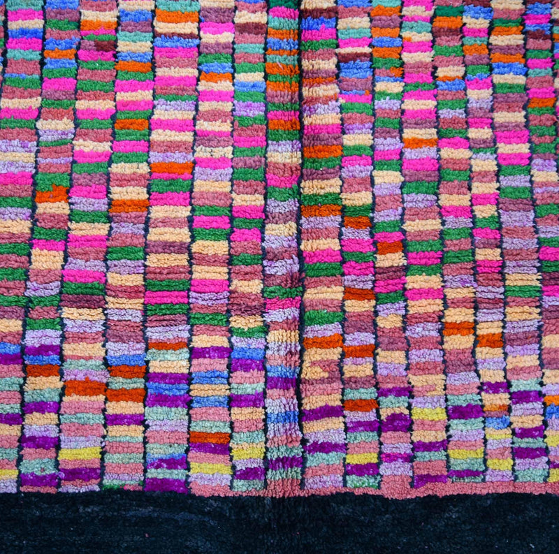 Peacock Berber Rug, Custom made 