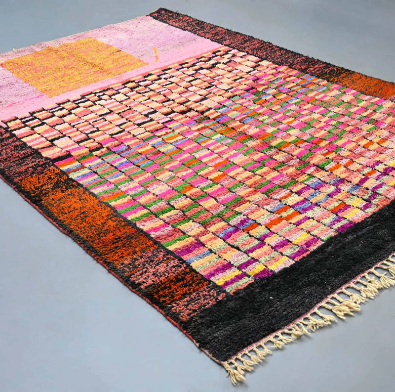Peacock Berber Rug, Custom made 