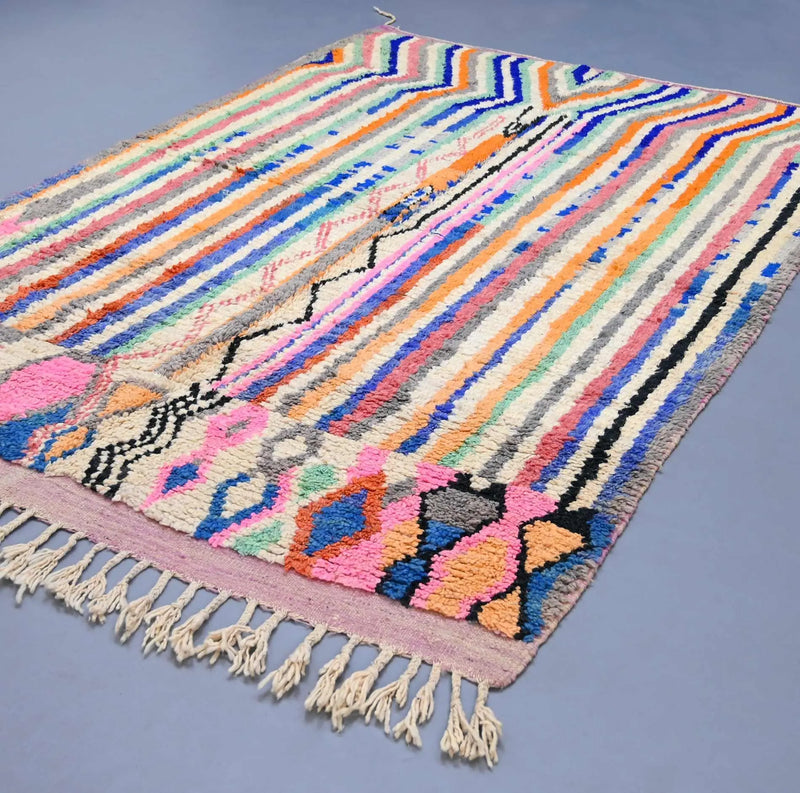 Tangerine Berber Rug, Custom made 