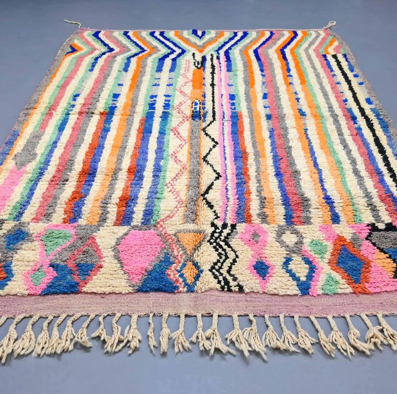 Tangerine Berber Rug, Custom made 