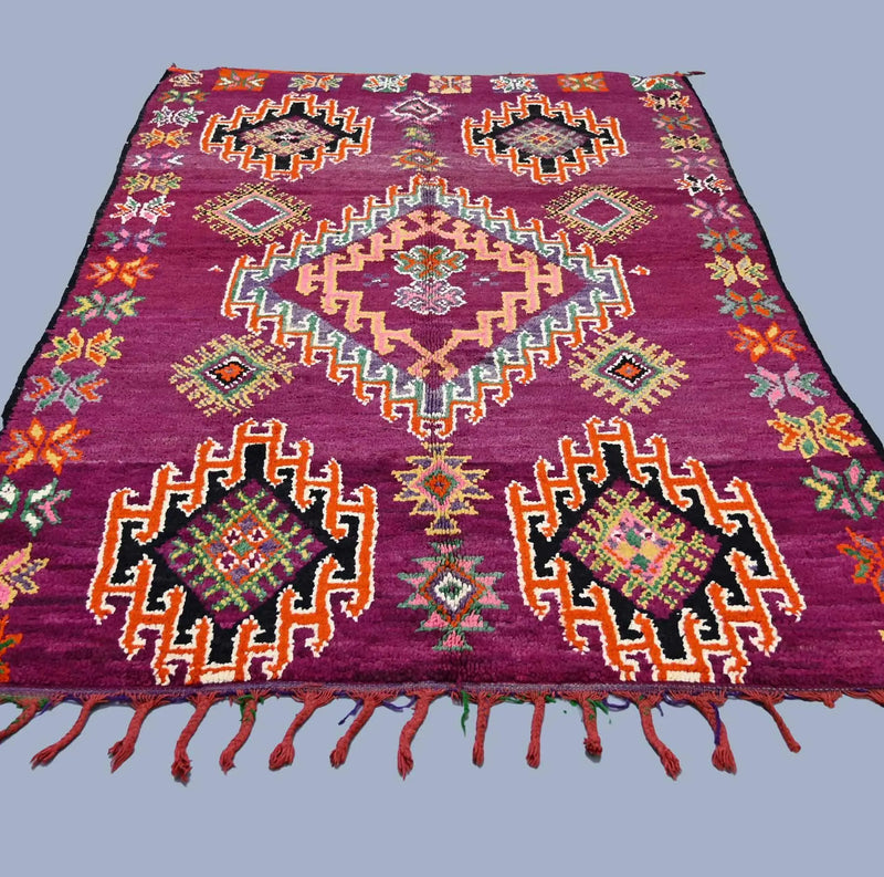 Vintage Moroccan Abstract	Rug 5.2 x 8.7 ft / 160 x 267 cm 
