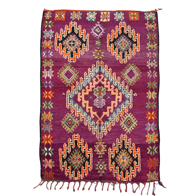 Vintage Moroccan Abstract	Rug 5.2 x 8.7 ft / 160 x 267 cm 
