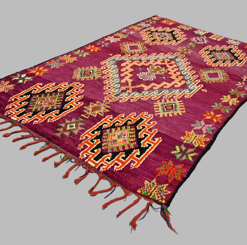 Vintage Moroccan Abstract	Rug 5.2 x 8.7 ft / 160 x 267 cm 
