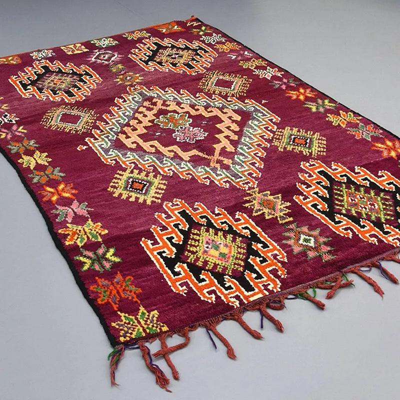 Vintage Moroccan Abstract	Rug 5.2 x 8.7 ft / 160 x 267 cm 