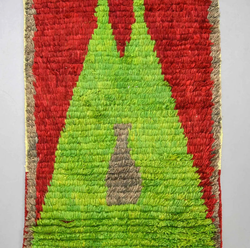 Vintage Runner Rug 2.2 x 9.9 feet / 67 x 302 cm 