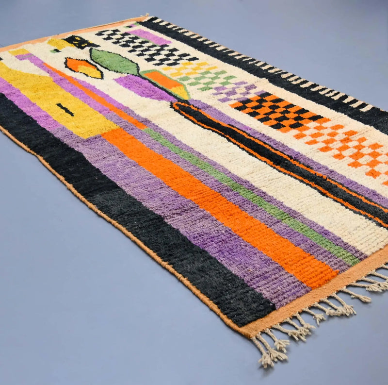 Zoubida Berber Rug, Custom made 